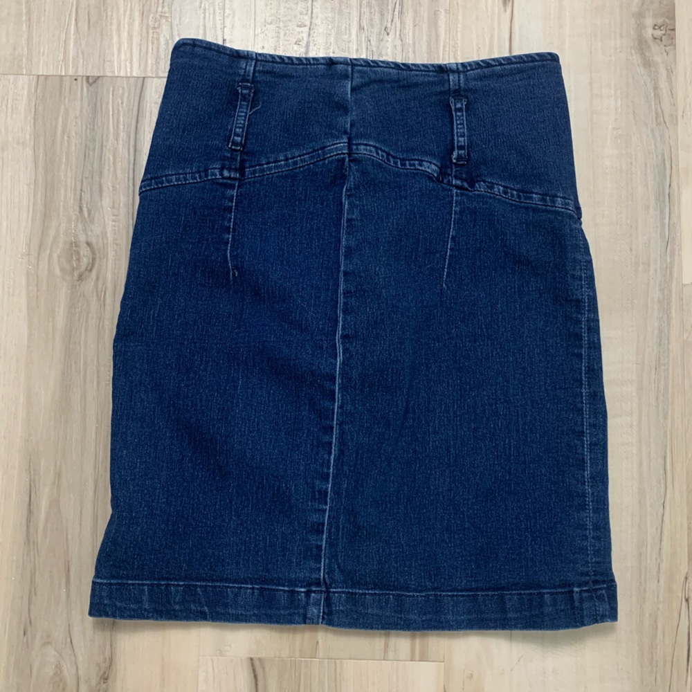 Free People Stretch Denim Skirt - Size 0